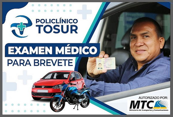 Examen médico para brevete