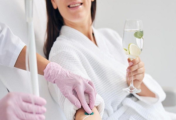 Vitamina C Endovenosa + B12 + Limpieza Facial Express