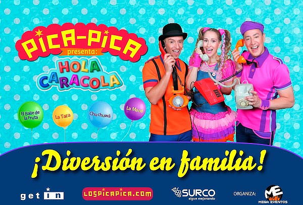 ¡Vuelve Pica-Pica en su Show 'Hola Caracola' Grandes Éxitos!