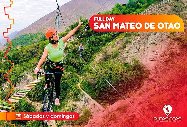 ¡Full Day San Mateo de Otao con Rutas Incas! Bicicleta y Más