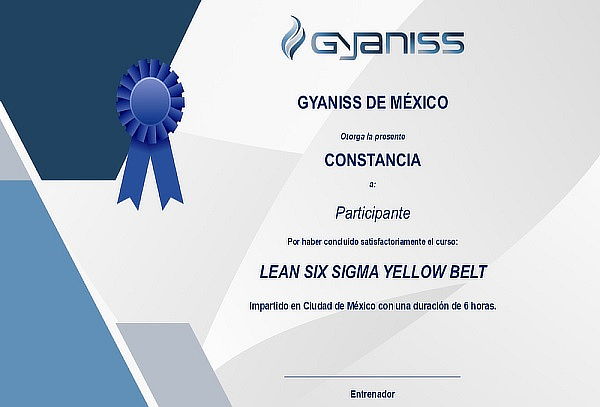 ¡Certifícate en Lean Six Sigma Yellow Belt!