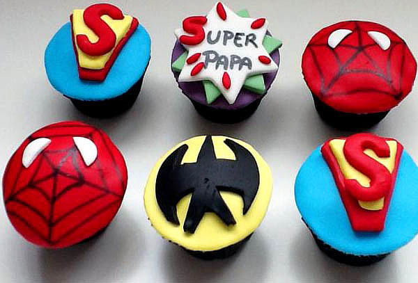 6 Cupcakes Temáticos para Decorados en Fondant