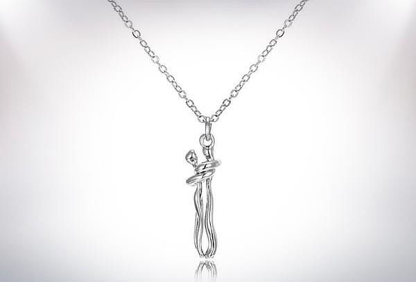 Collar Abrazo Eterno en Plata 950 