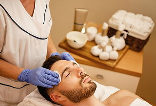 Limpieza Facial Masculina Punta de Diamante + Fototerapia