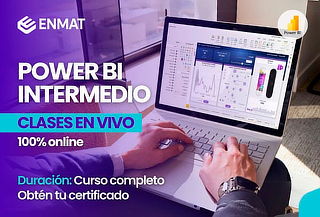 Curso de Power BI Intermedio - Clases en Vivo + Certificado