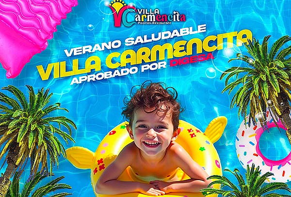 Entrada + Piscina + Ceviche + Bebida en Villa Carmencita