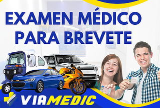 Examen Médico para Brevete Auto, Moto o Canje Extranjero 