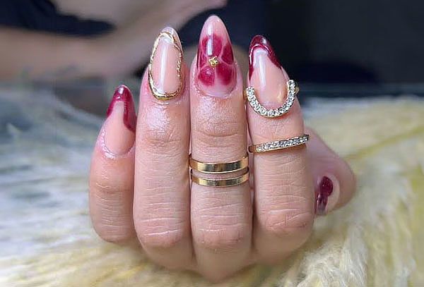 Uñas Acrilicas con Tips largo #3 o Rubber Gel y Mas