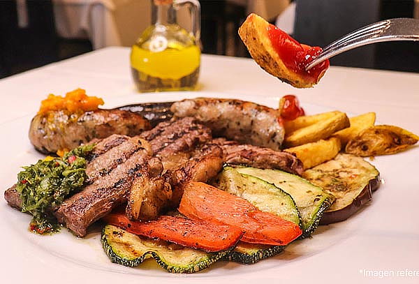 LA BISTECCA Almuerzo o Cena Buffet + Bebida