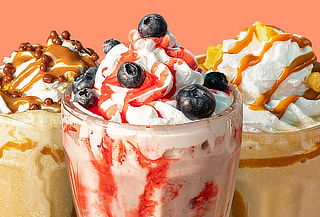 02 Milkshakes en Roll and Roll - Escoge sabor - Varias Sedes