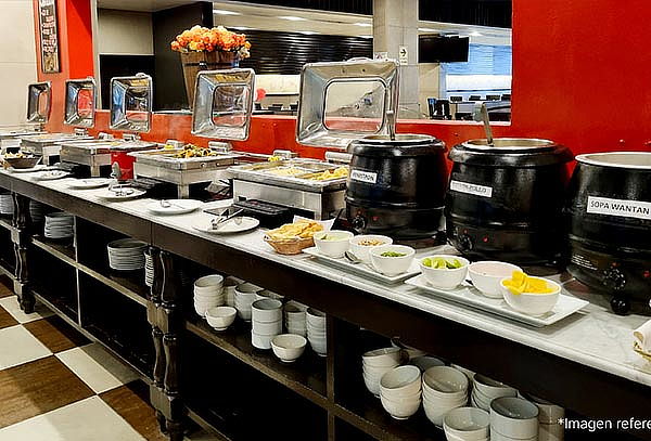 LA BISTECCA Almuerzo o Cena Buffet + Bebida