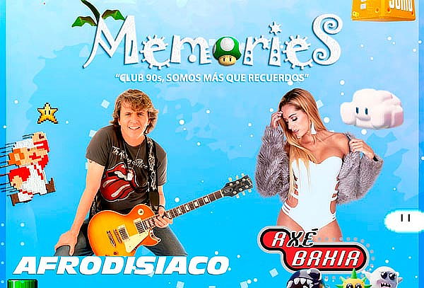 Memories Club 90s - Fiesta Axe Bahia- Afrodisiaco 5 de Junio