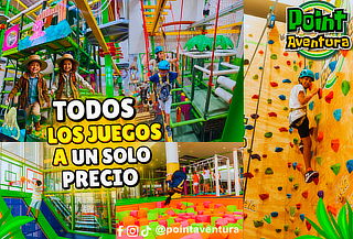 Pase DOBLE de 1 Hora para Jugar Ilimitado en POINT AVENTURA Pase DOBLE de 1 Hora para Jugar Ilimitado en POINT AVENTURA