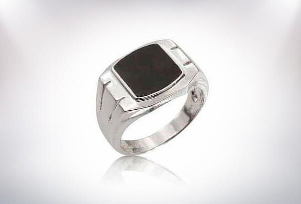 Chevalier para Caballero Plata 950 con Engaste Piedra 