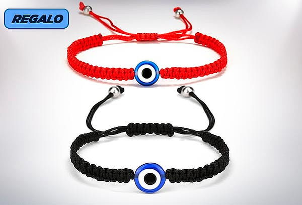 Pulseras para Caballeros en Plata 950 con Cuero - 3 Modelos