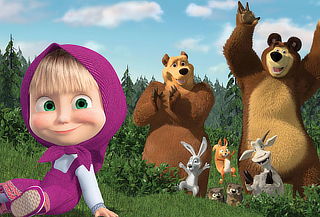 ¡Teatro para niños! Masha y el Oso en la Granja de Zenon 