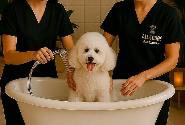 Spa Canino - Baño + Secado + Corte + Antipulgas y  Más 
