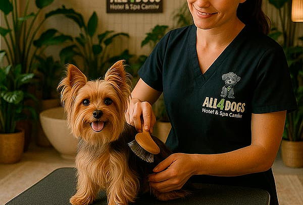 Spa Canino - Baño + Secado + Corte + Antipulgas y  Más 