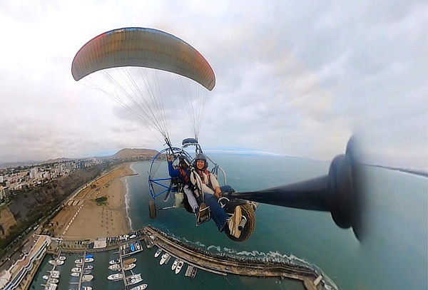 Vuela en pareja: Parapente (Paratrike): Video HD + Seguro
