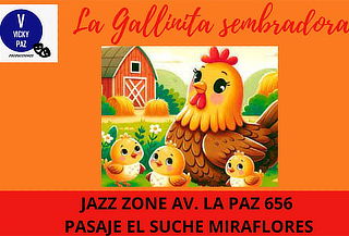 Obra Infantil "La Gallina Sembradora" Abril - 4pm 