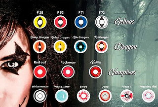 Lentes de Contacto Estilo Halloween