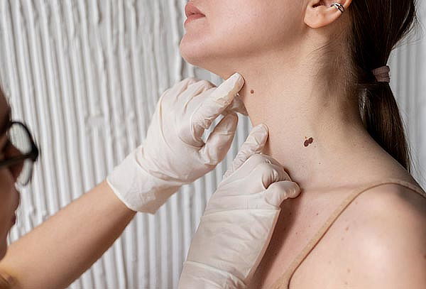 Cauterización de Lunares y Acrocordones 