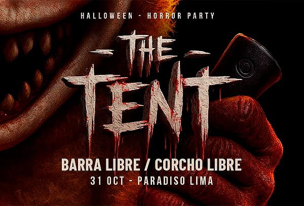 Fiesta de Halloween THE TENT ¡Horror Party! - BARRA LIBRE