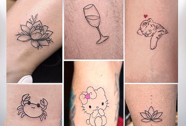 3 Mini Tatuajes en Sayas Tattoo Studio