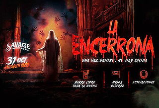 Halloween LA ENCERRONA – Barra libre. Discoteca Perro Negro  Halloween LA ENCERRONA – Barra libre. Discoteca Perro Negro