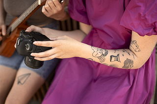 5 Mini Tatuajes de 3 x 3 cm en Color Negro - URMA Estética