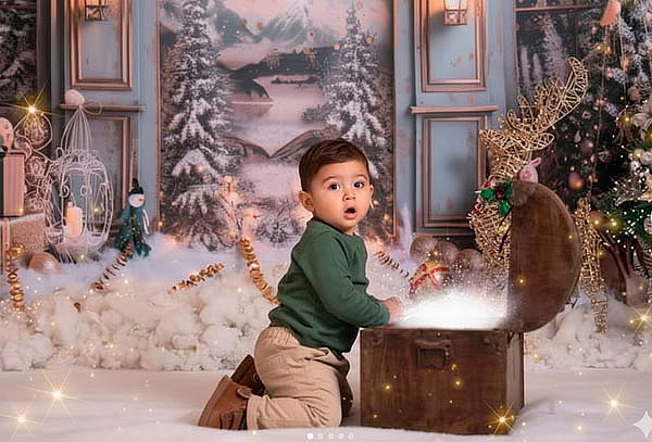 Sesión de Foto Navideña Familiar + Fotos Impresas y Más