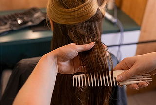 Morena iluminada sin decoloración +corte+ cepillado u ondas!