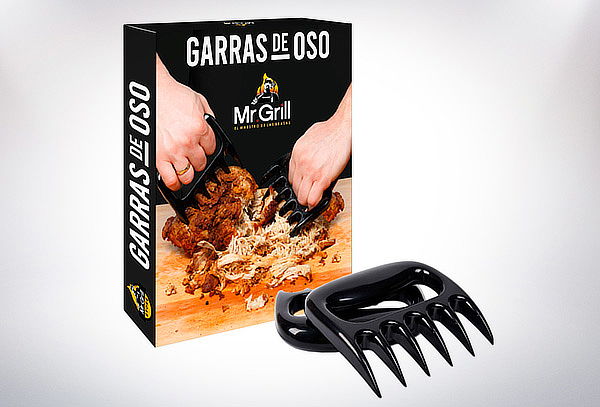 ¡SOLO X HOY! Parrilla Mini Grill + Garra de Oso + Maletín