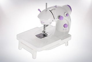 Mini Máquina de Coser Electrónica con Mesa de Apoyo