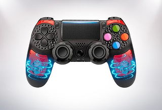 Control Inalámbrico Compatible PS4 PC Laptop Recargable USB