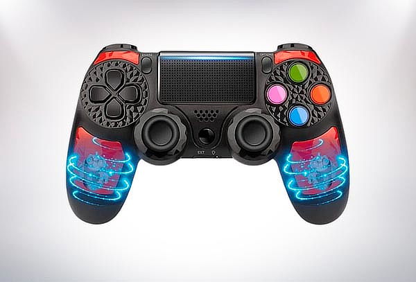 Control Inalámbrico Compatible PS4 PC Laptop Recargable USB