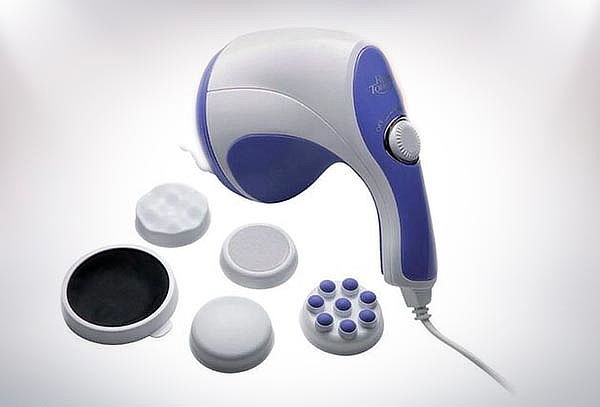 Masajeador Corporal con Cabezales Intercambiables MANIPOL BO