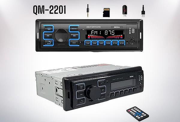 Stereo Autoradio para Autos con Pantalla Digital Bluetooth