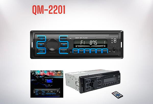 Stereo Autoradio para Autos con Pantalla Digital Bluetooth