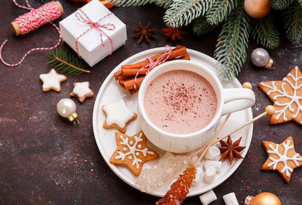 Tea Time Navideño con Bebidas, Sándwiches y Postre