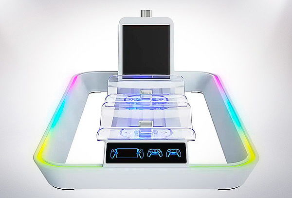 Estación de Carga RGB para Mandos PS5 y Portal PS