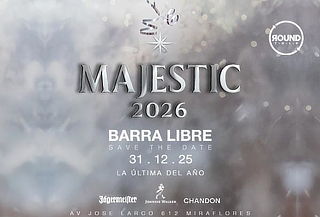 MAJESTIC AÑO NUEVO 2026 - BARRA LIBRE en Bestial Rooftop