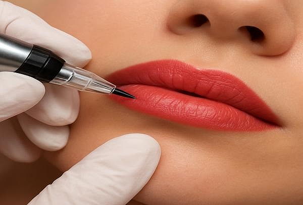  Micropigmentación de Labios + Color + Volumen