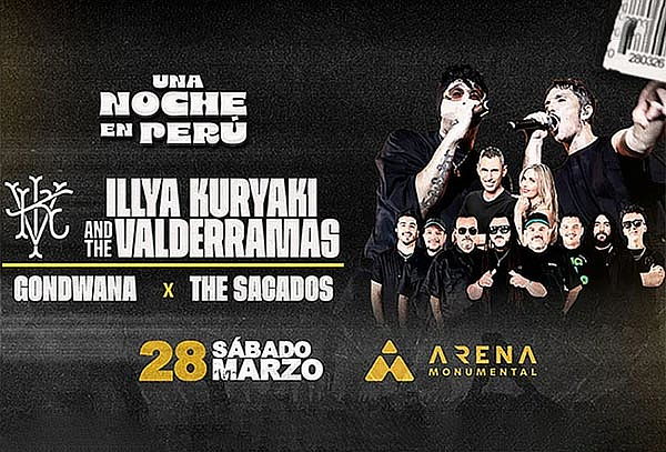 Una Noche en Perú Illya Kuryaki and The Valderramas