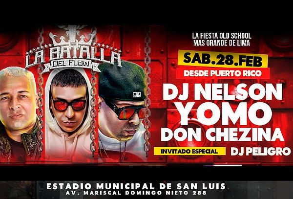 ¡OFERTA! Batalla del Flow: Yomo & DJ Nelson en San Luis