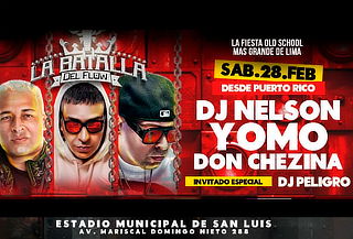 ¡OFERTA! Batalla del Flow: Yomo & DJ Nelson en San Luis