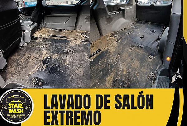 Lavado de Salón Extremo Para Auto o Camioneta en Star Wash