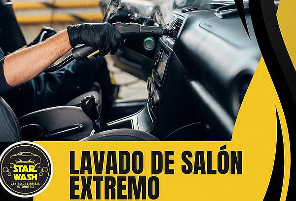 Lavado de Salón Extremo Para Auto o Camioneta en Star Wash