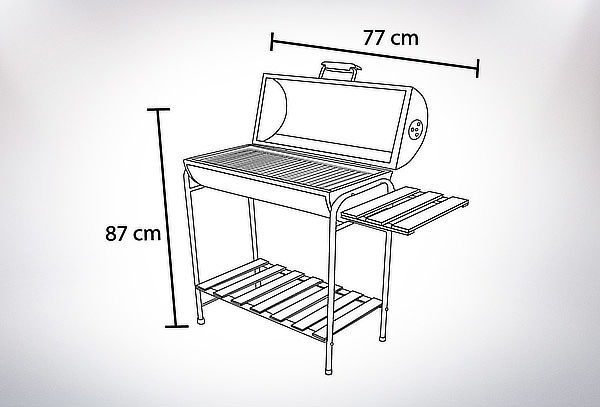 Parrilla Cilíndrica con Tapa en Mr. Grill