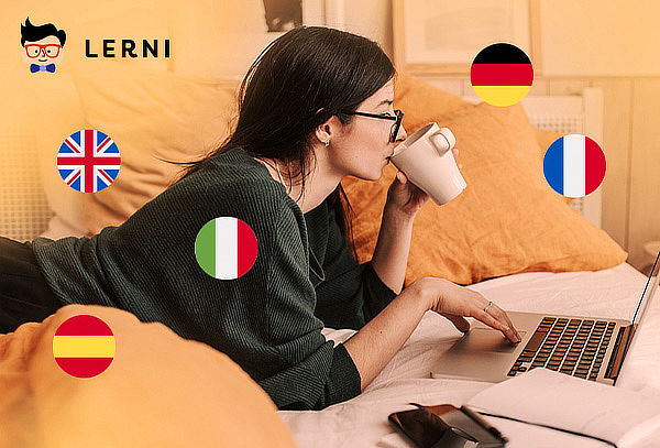 ¡4 en 1! Inglés, alemán, francés e Italiano con Lerni